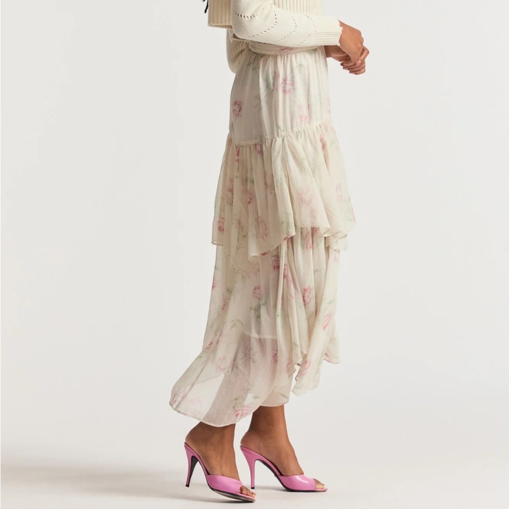 LoveShackFancy Alex Midi Skirt - Picture 3 of 4